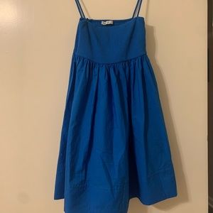Blue babydoll dress